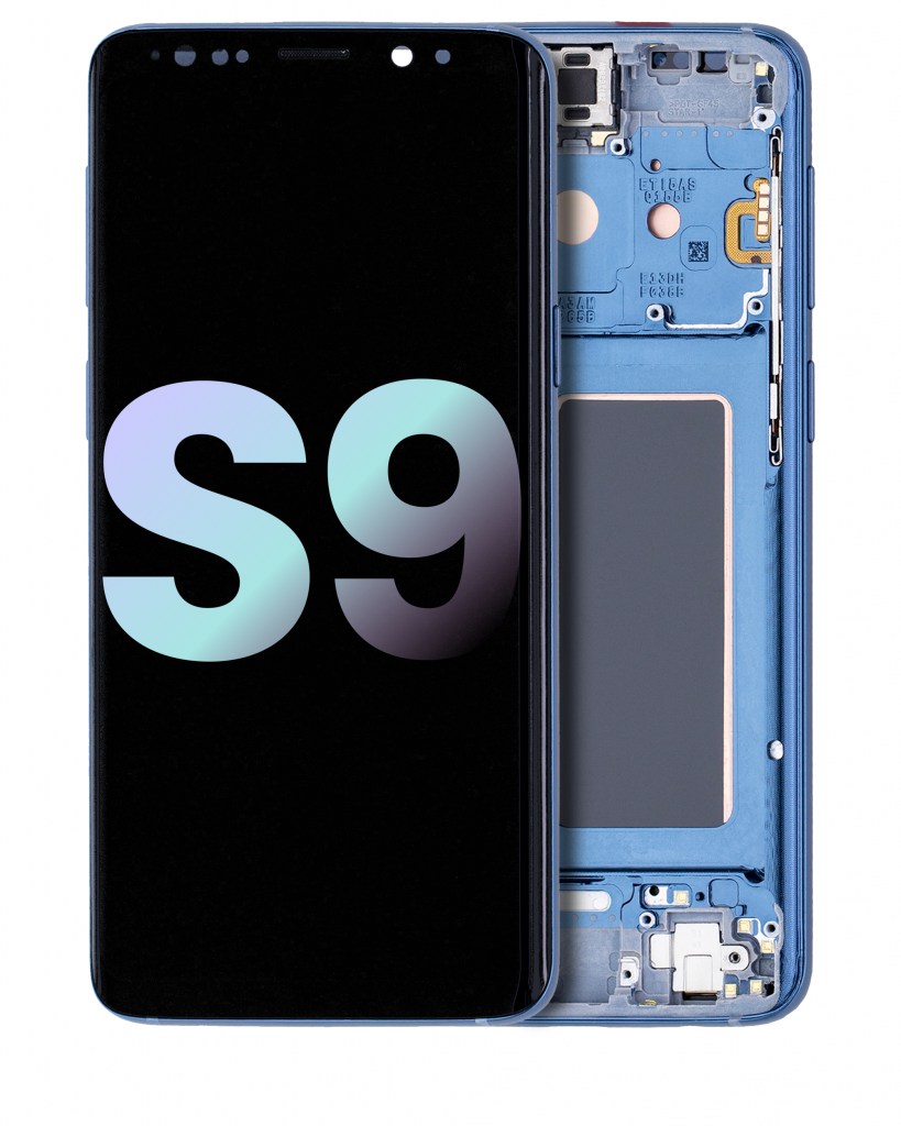 OLED Assembly With Frame For Samsung Galaxy S9 (Service Pack) (Coral Blue)
