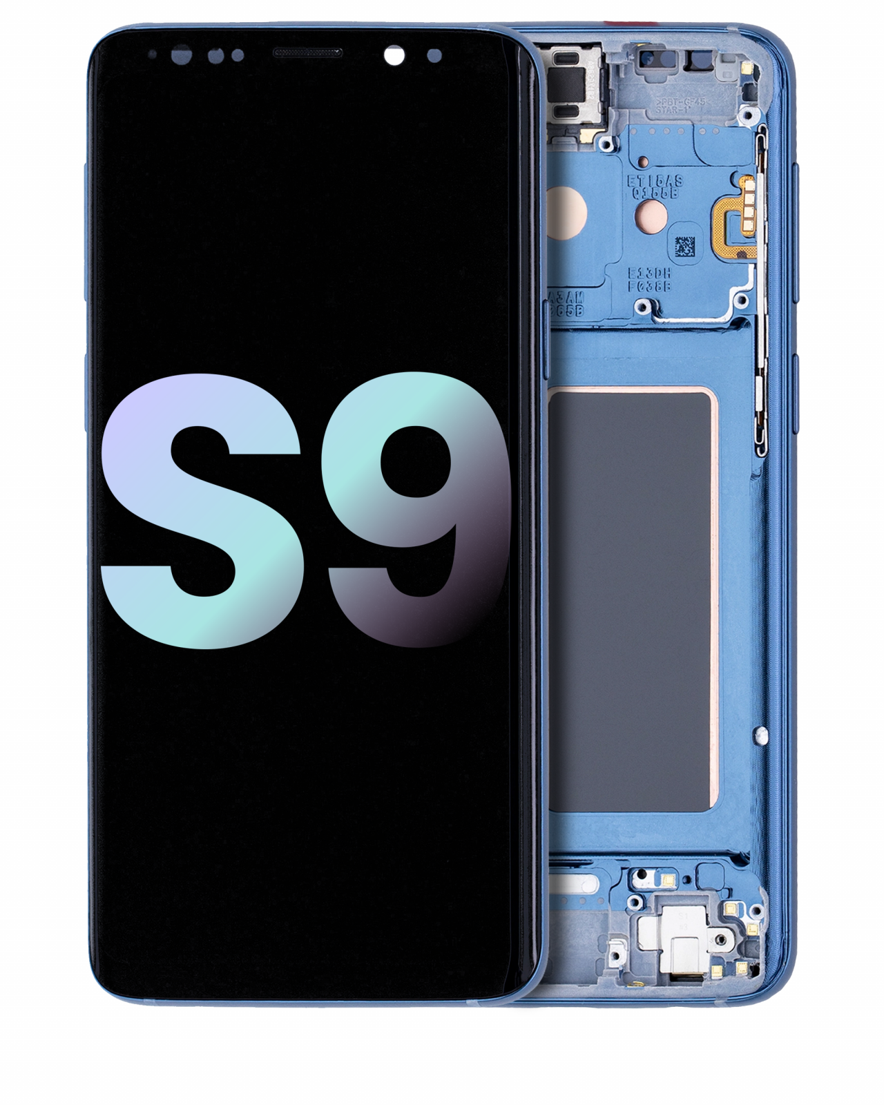 OLED Assembly With Frame For Samsung Galaxy S9 (Service Pack) (Coral Blue)