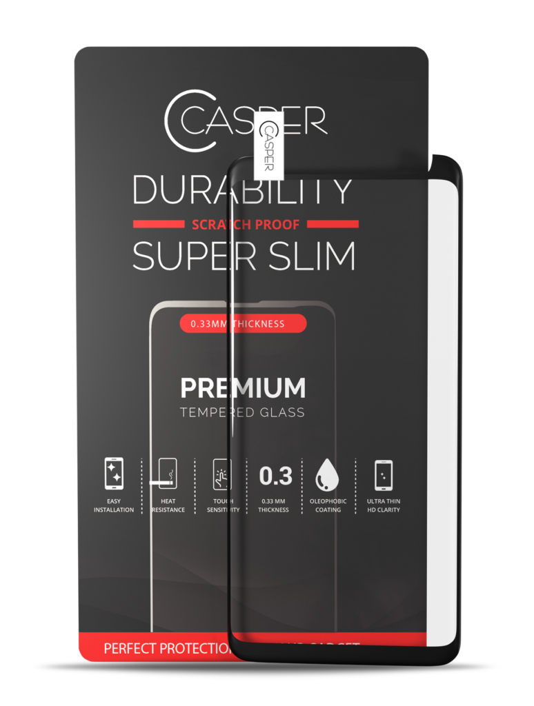 Casper Tempered Glass For Samsung Galaxy S9 Plus (Retail Pack) (Clear)