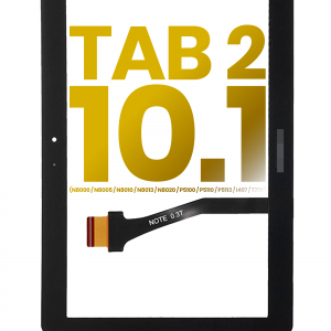 Digitizer For Samsung Galaxy Tab 2 10.1" / Note 10.1" (N8000 / N8005 / N8010 / N8013 / N8020 / P5100 / P5110 / P5113 / I497 / T779) (Refurbished) (Black)