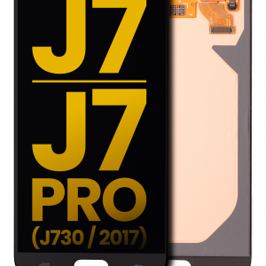 OLED Assembly Without Frame For Samsung Galaxy J7 / J7 Pro (J730 / 2017) (Refurbished) (Black)