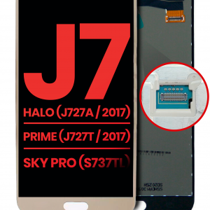 LCD Assembly Without Frame Only For Samsung Galaxy J7 Halo (J727A / 2017) / J7 Prime (J727T / 2017) / J7 Sky Pro (S737TL) (Aftermarket Plus) (Gold)