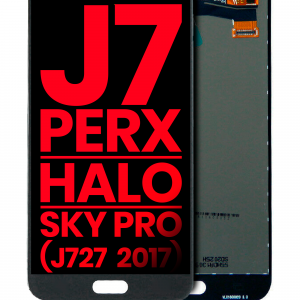 LCD Assembly Without Frame For Samsung Galaxy J7 Perx / Halo / Sky Pro (J727 / 2017) (Aftermarket Plus) (Silver / Gray)