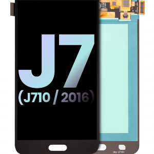 LCD Assembly Without Frame For Samsung Galaxy J7 (J710 / 2016) (Black) (Service Pack)