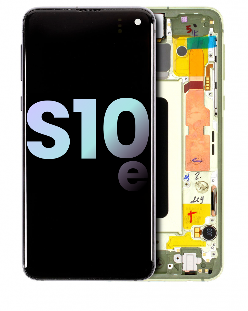 OLED Assembly With Frame For Samsung Galaxy S10E (Service Pack) (Canary Yellow)
