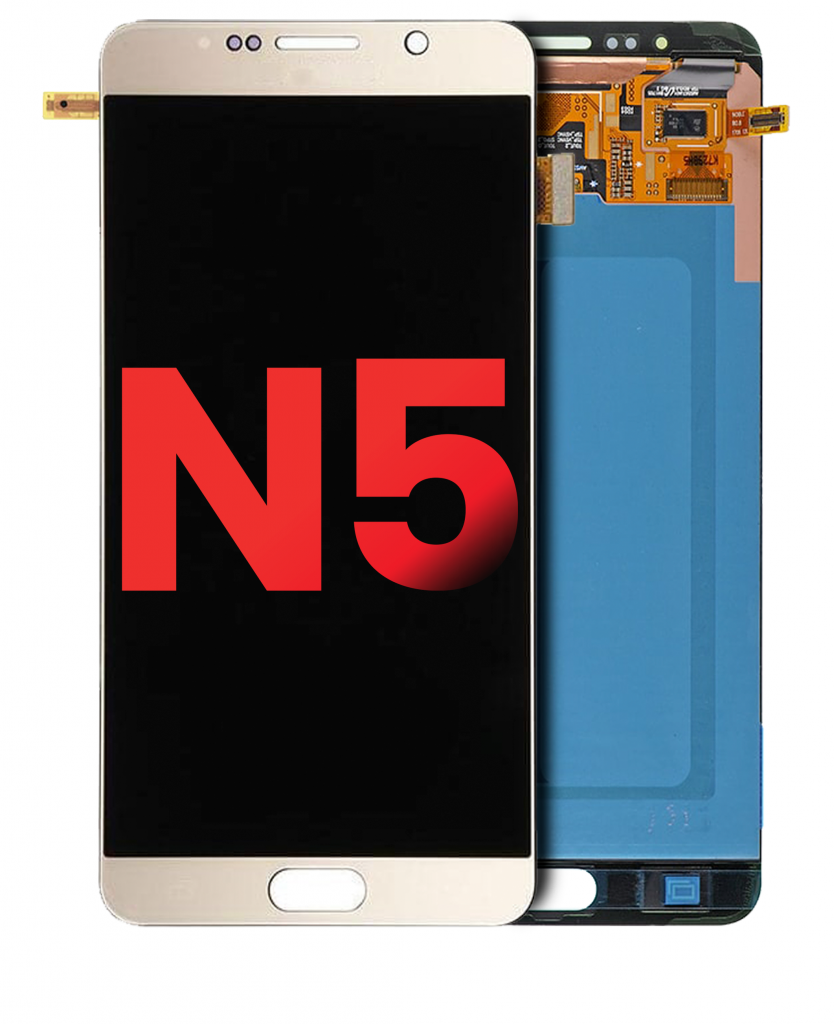 OLED Assembly Without Frame For Samsung Galaxy Note 5 (Aftermarket Plus) (Gold Platinum)