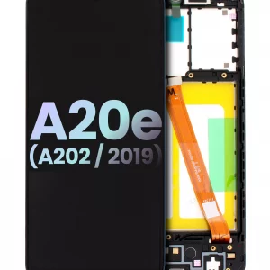 LCD Assembly With Frame For Samsung Galaxy A20e (A202 / 2019) (Service Pack) (All Colors)