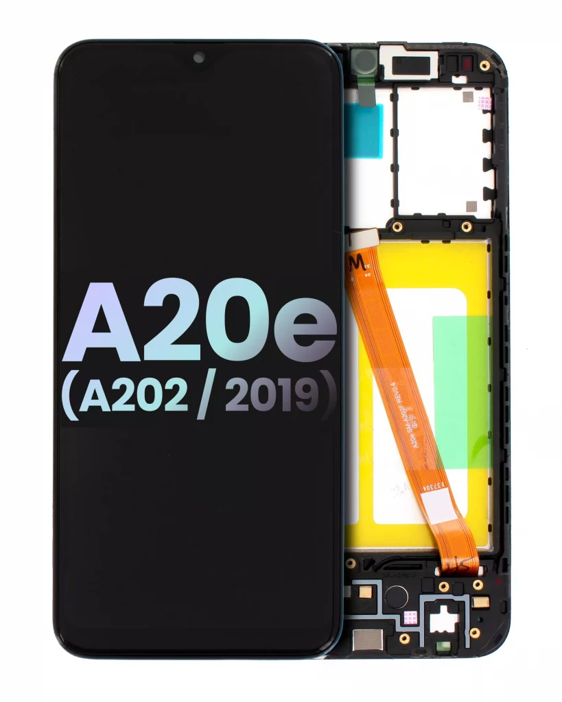 LCD Assembly With Frame For Samsung Galaxy A20e (A202 / 2019) (Service Pack) (All Colors)