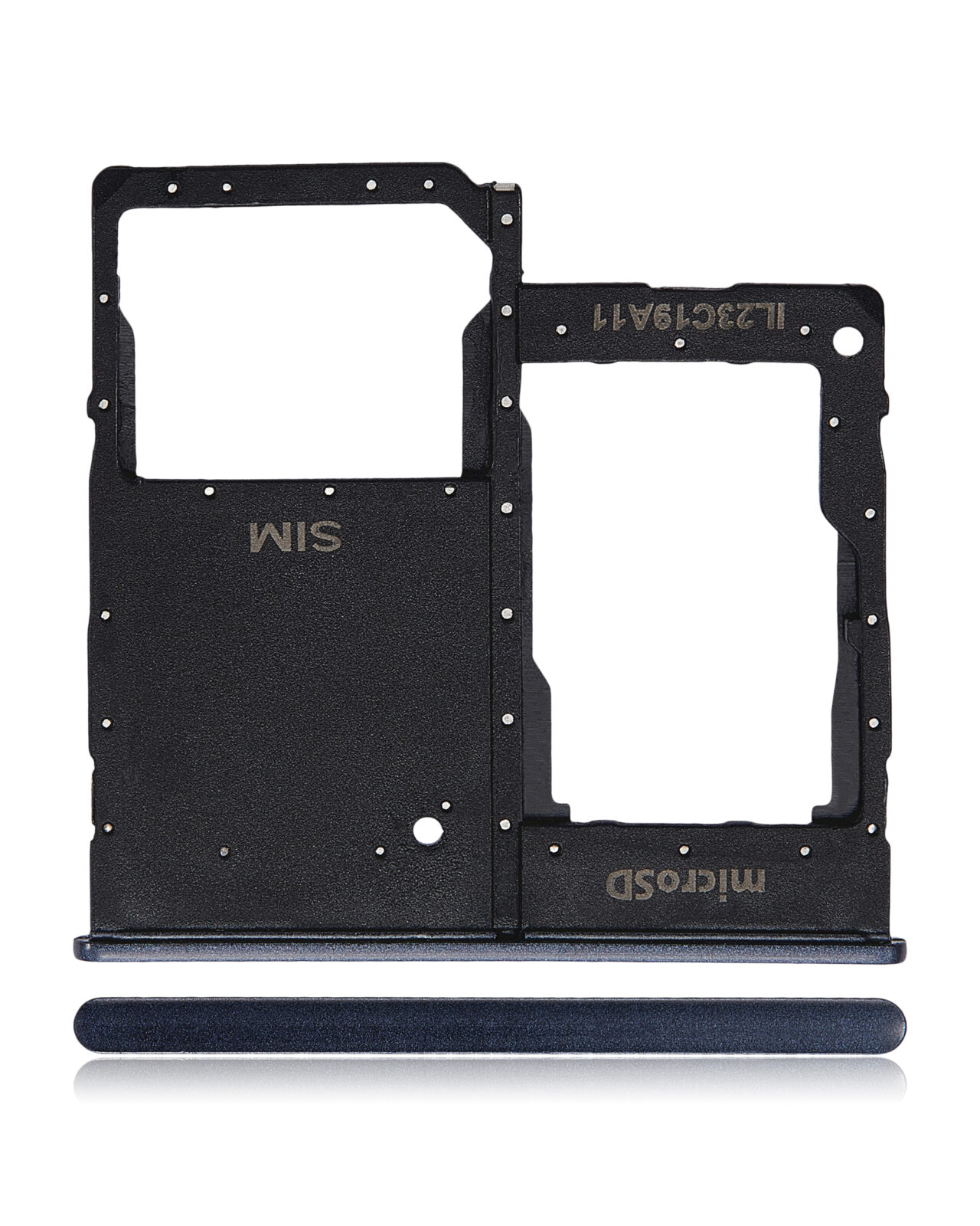 Single Sim Card Tray For Samsung Galaxy A20e (A202 / 2019) (Black)