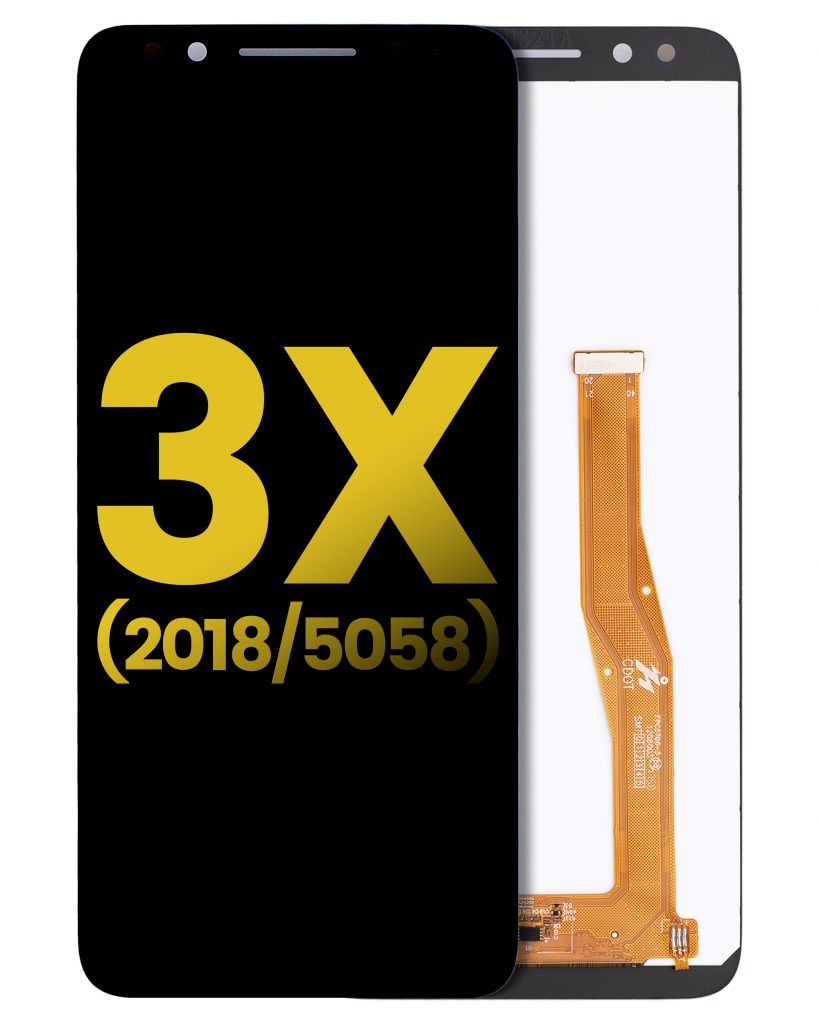 LCD Assembly Without Frame For Alcatel 3x (5058 / 2018) (Refurbished) (All Colors)
