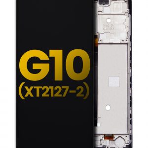 LCD Assembly With Frame For Motorola Moto G10 (XT2127-2 / 2021) (Refurbished) (All Colors)