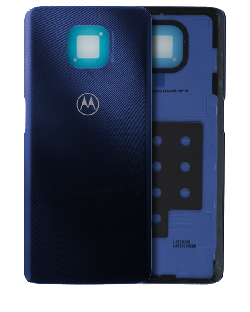 Back cover Glass For Motorola Moto G Power (XT2117 / 2021) (Genuine OEM) (Glowing Blue)