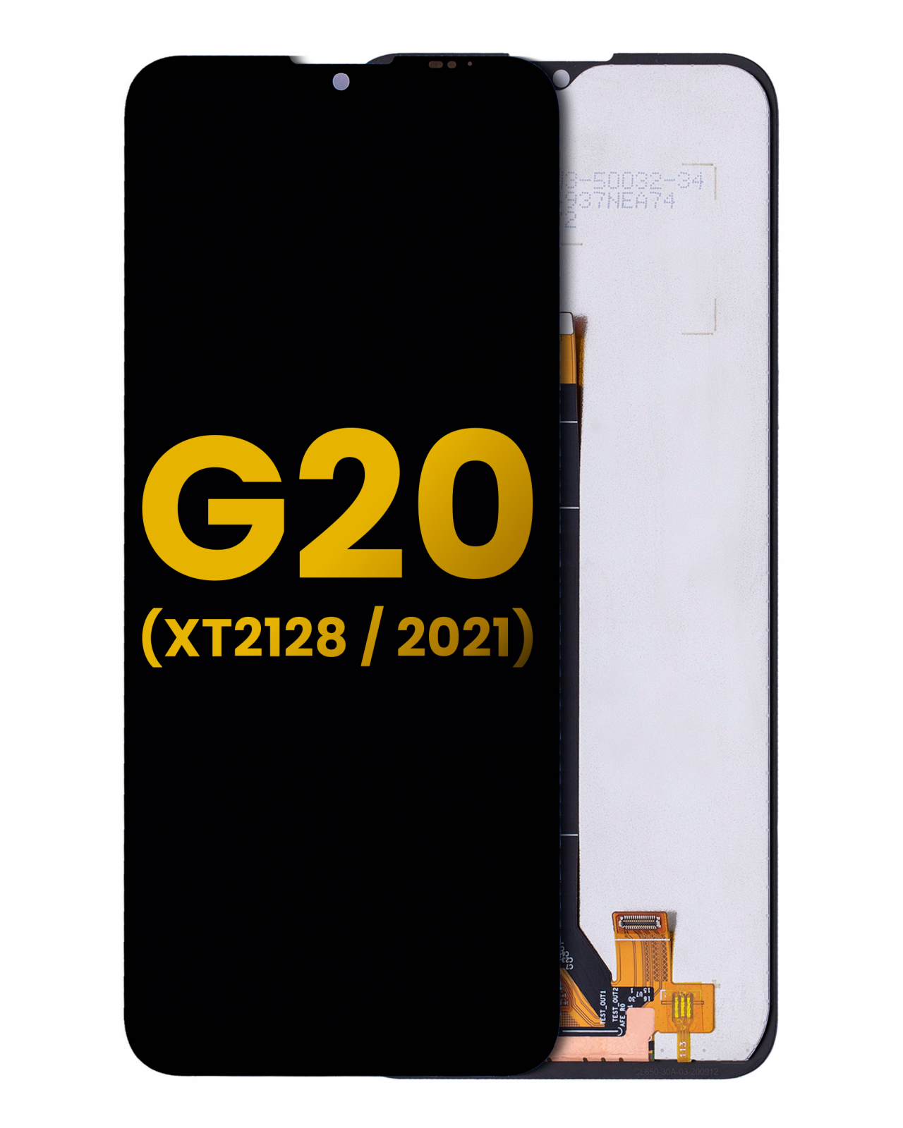 LCD Assembly Without Frame For Motorola Moto G20 (XT2128 / 2021) (Refurbished) (All Colors)