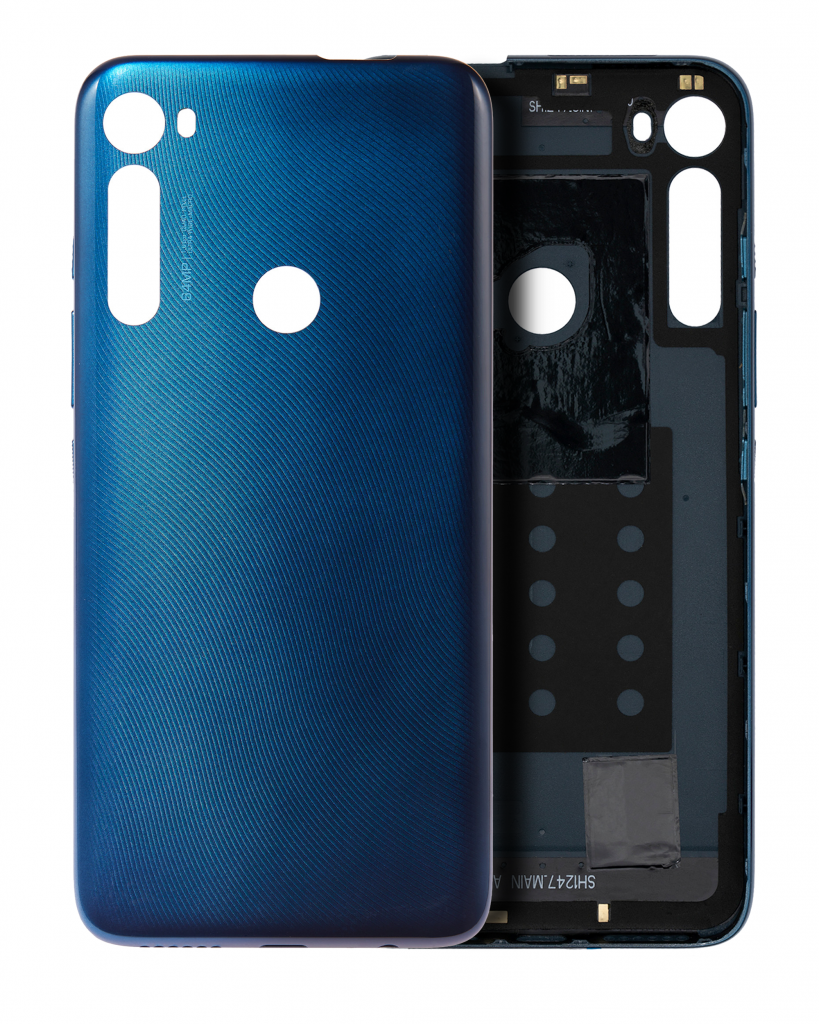 Back Cover Glass For Motorola One Fusion Plus (XT2067 / 2020) (Genuine OEM) (Twilight Blue)