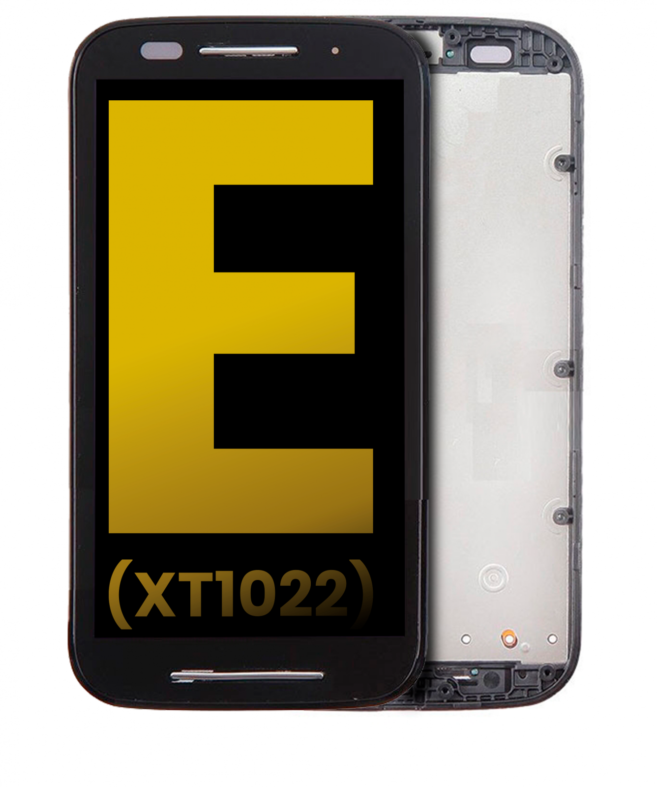 LCD Assembly Without Frame For Motorola Moto E (XT1022 / 2014) (Refurbished) (Black)