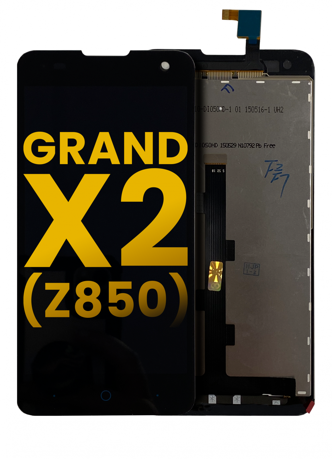 LCD Assembly Without Frame For ZTE Grand X2 (Z850) (Refurbished) (Black)