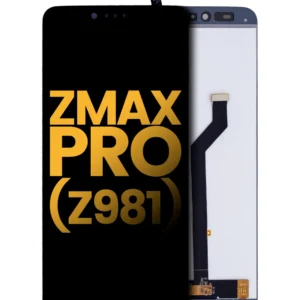 LCD Assembly Without Frame For ZTE ZMax Pro (Z981) (Refurbished) (Black)