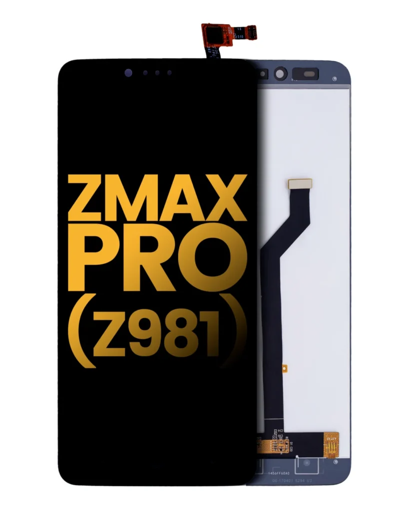 LCD Assembly Without Frame For ZTE ZMax Pro (Z981) (Refurbished) (Black)