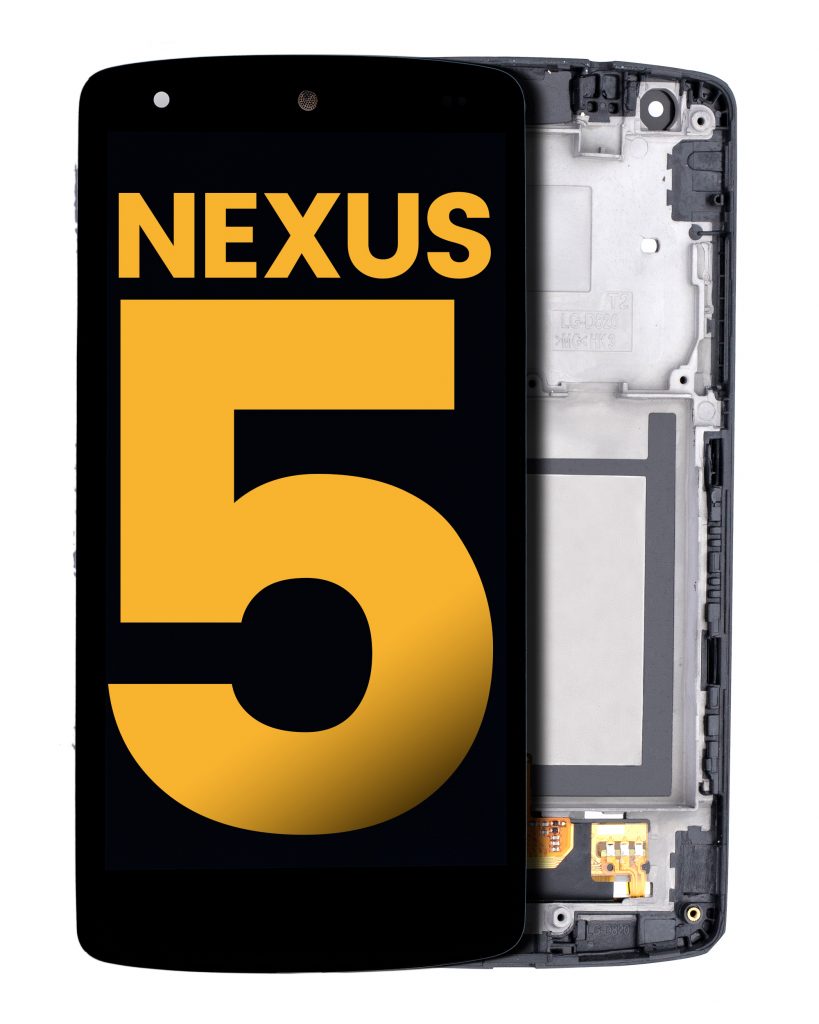 LCD Assembly With Frame For Nexus 5 (Refurbished) (Black)