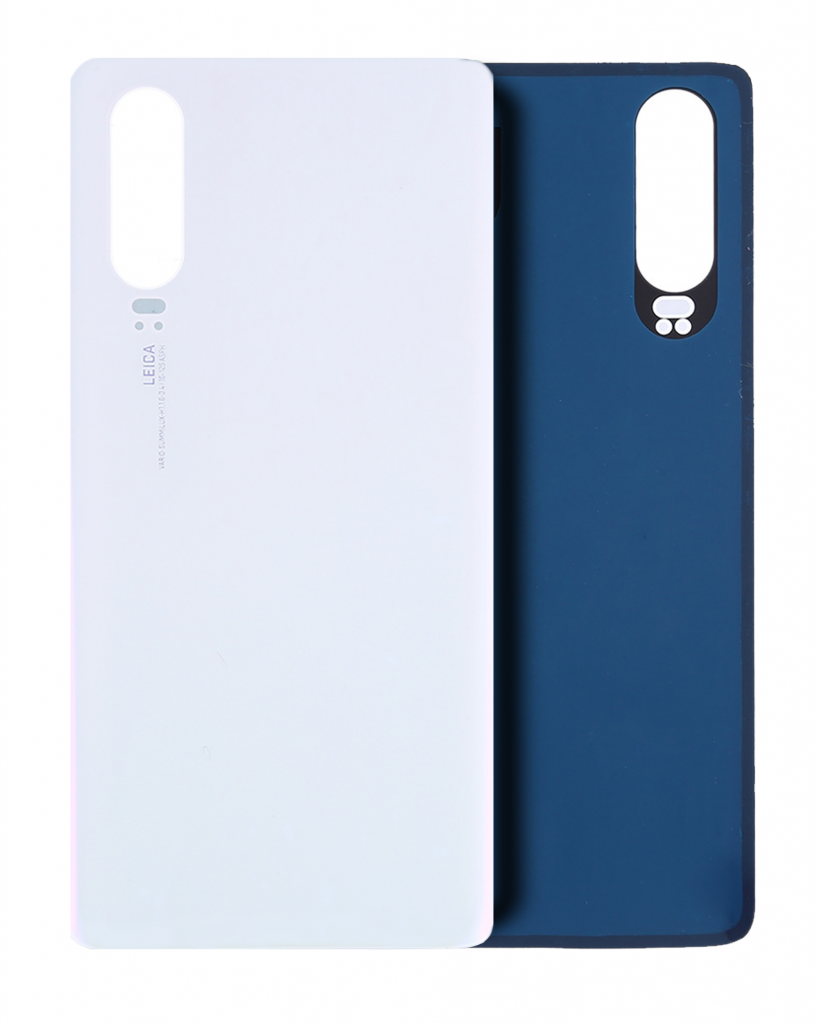 Back cover Glass For Motorola One (XT1941 / 2018) / Moto P30 (XT1943 / 2018) (Genuine OEM) (White)