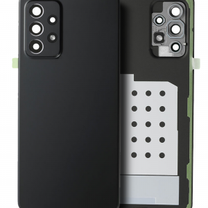 Back Cover Glass With Camera Lens Samsung Galaxy A52 5G (A526 / 2021) (Service Pack) (Awesome Black)