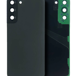 Back Cover Glass With Camera Lens Samsung Galaxy S22 Plus (Service Pack) (Phantom Black)