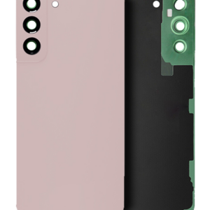 Back Cover Glass With Camera Lens Samsung Galaxy S22 Plus (Service Pack) (Pink Gold)