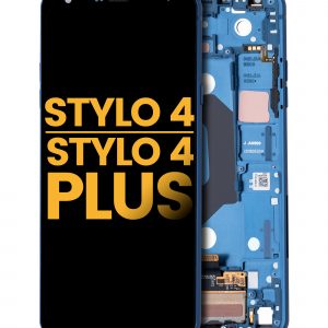 LCD Assembly With Frame For LG Stylo 4 / Stylo 4 Plus (Refurbished) (Moroccan Blue)