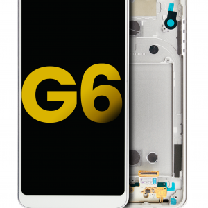 LCD Assembly With Frame For LG G6 (Refurbished) (Mystic White)