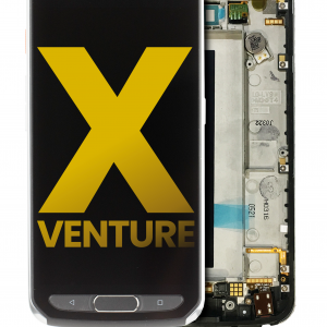 LCD Assembly With Frame For LG X Venture (H700) (Refurbished) (Black)