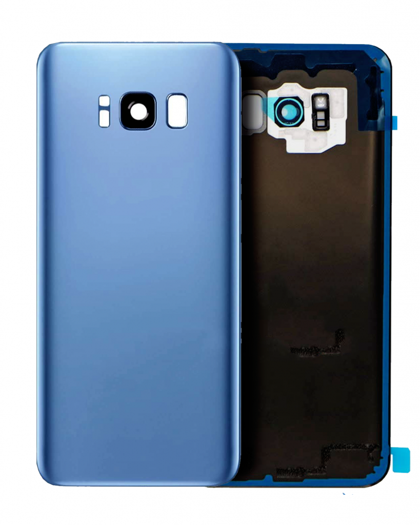 Back Cover Glass With Camera Lens For Samsung Galaxy S8 Plus (Service Pack) (Coral Blue)