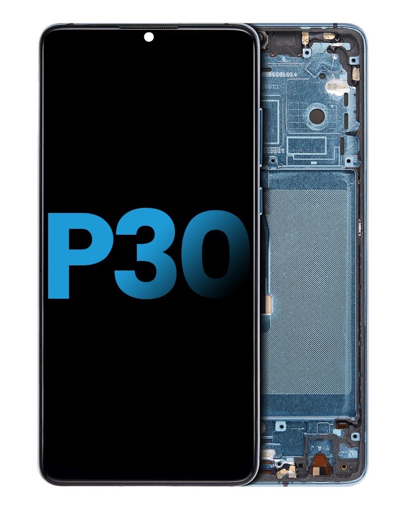 LCD Assembly With Frame For Huawei P30 (Aftermarket: Incell) (Aurora)