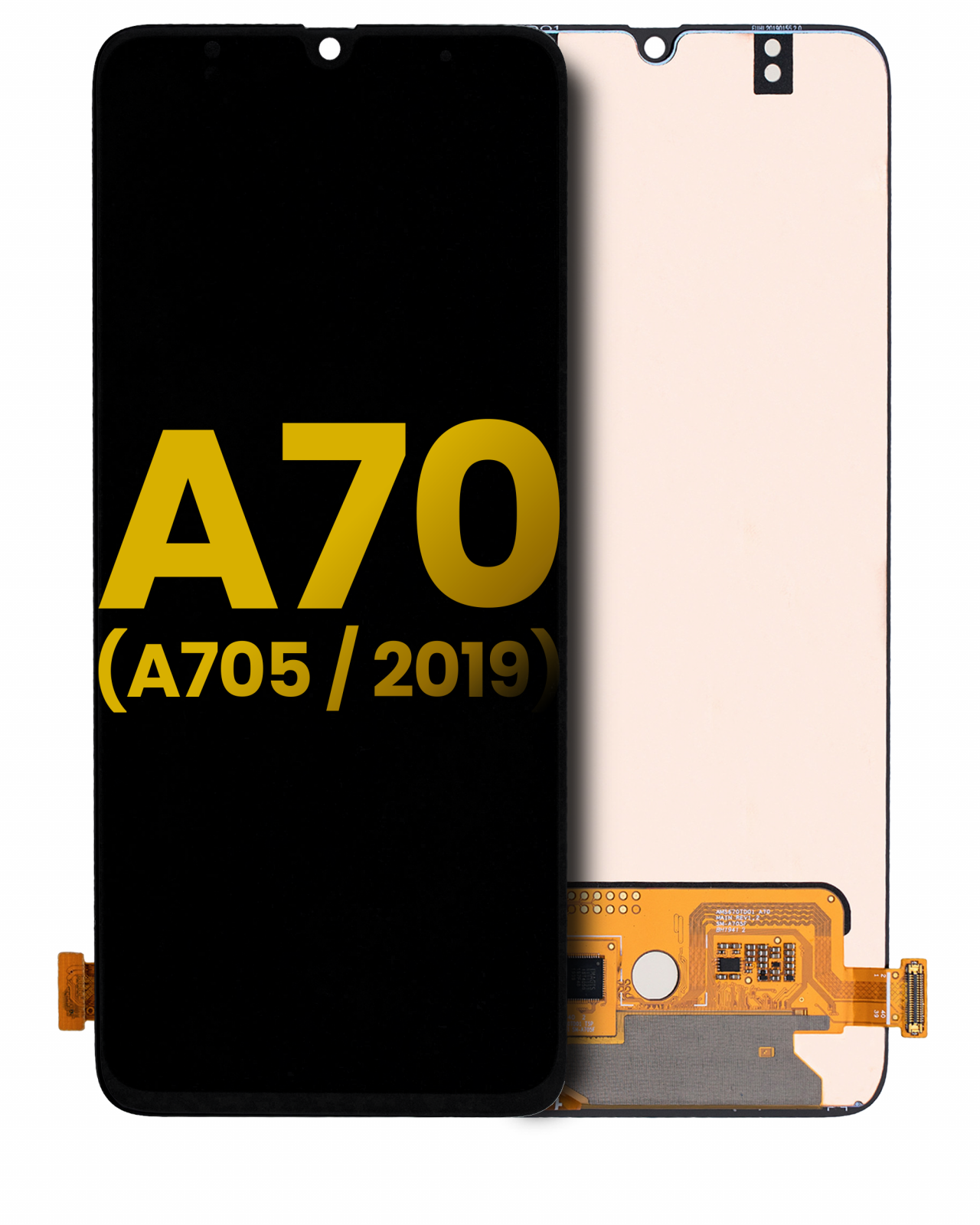 OLED Assembly Without Frame For Samsung Galaxy A70 (A705 / 2019) (Refurbished) (All Colors)