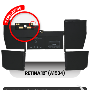 Battery (A1705) For MacBook 12" A1534 (2016-2017)