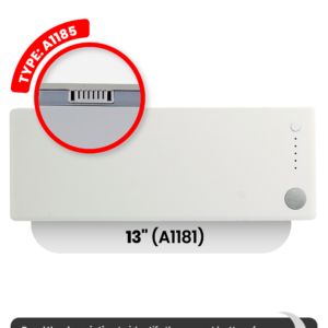 Battery (A1185) For MacBook 13" A1181 (2006-2008)