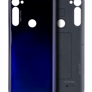 Back cover Glass For Motorola Moto G Stylus 6.4" (XT2043 / 2020) (Genuine OEM) (Mystic Indigo)