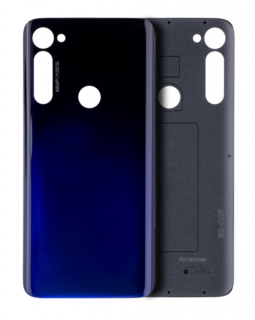Back cover Glass For Motorola Moto G Stylus 6.4" (XT2043 / 2020) (Genuine OEM) (Mystic Indigo)