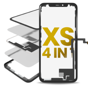 4 in 1 Long Flex (Digitizer Touch With Glass + OCA + Frame Pre-installed) For iPhone XS (OCA Master)