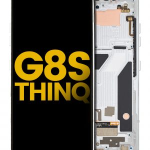 OLED Assembly With Frame For LG G8S ThinQ (Refurbished) (Mirror White)