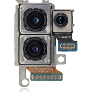 Back Camera Module (Wide & Telephoto & Depthvision) For Samsung Galaxy S20 Plus / 5G (US Version) (Used OEM Pull: Grade B)