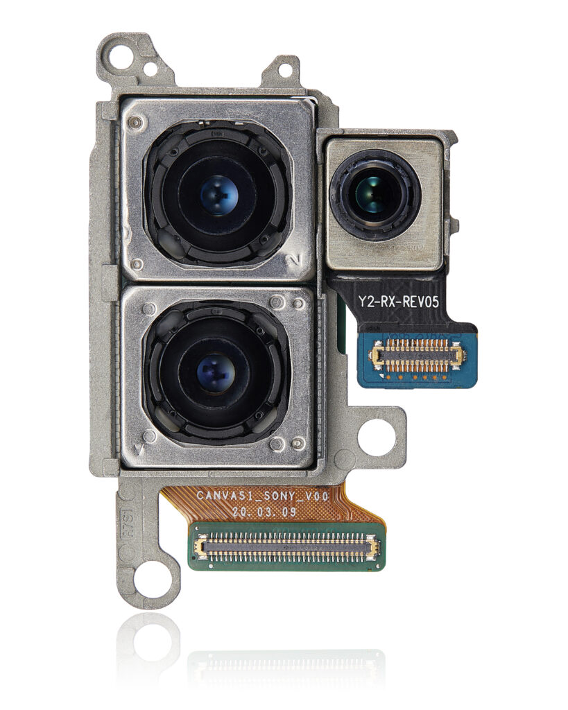 Back Camera Module (Wide & Telephoto & Depthvision) For Samsung Galaxy S20 Plus / 5G (US Version) (Used OEM Pull: Grade B)
