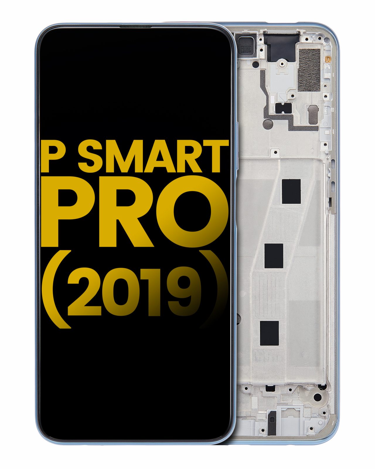 LCD Assembly With Frame For Huawei P Smart Pro (2019) (Refurbished) (Breathing Crystal)