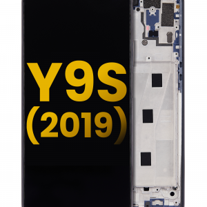 LCD Assembly With Frame For Huawei Y9s (2019) (Refurbished) (Midnight Black)