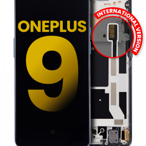 OLED Assembly With Frame For OnePlus 9 (International Version) (Refurbished) (Arctic Sky)