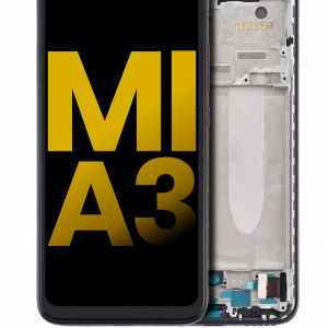 OLED Assembly With Frame For Xiaomi Mi A3 (Refurbished) (Black)
