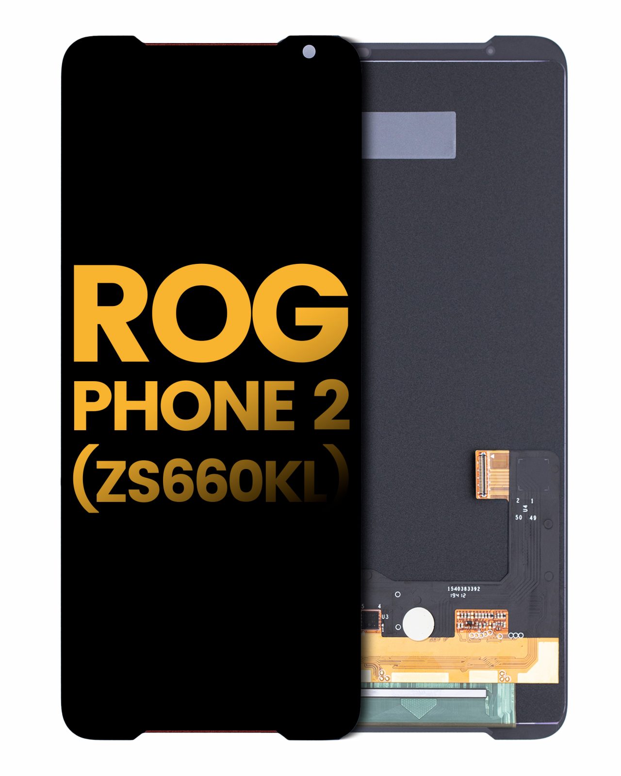 OLED Assembly Without Frame For Asus ROG Phone 2 (ZS660KL) (Refurbished) (All Colors)