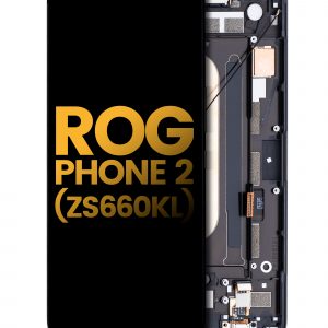 OLED Assembly With Frame For Asus ROG Phone 2 (ZS660KL) (Refurbished) (Matte Black)