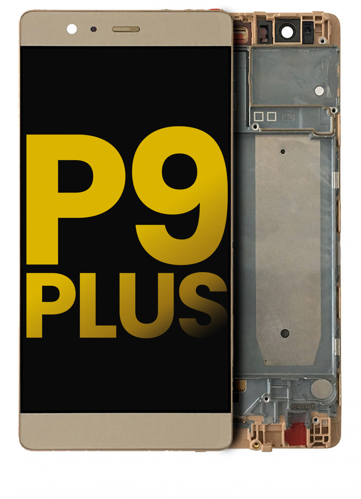 LCD Assembly With Frame For Huawei P9 Plus (Refurbished) (Haze Gold)