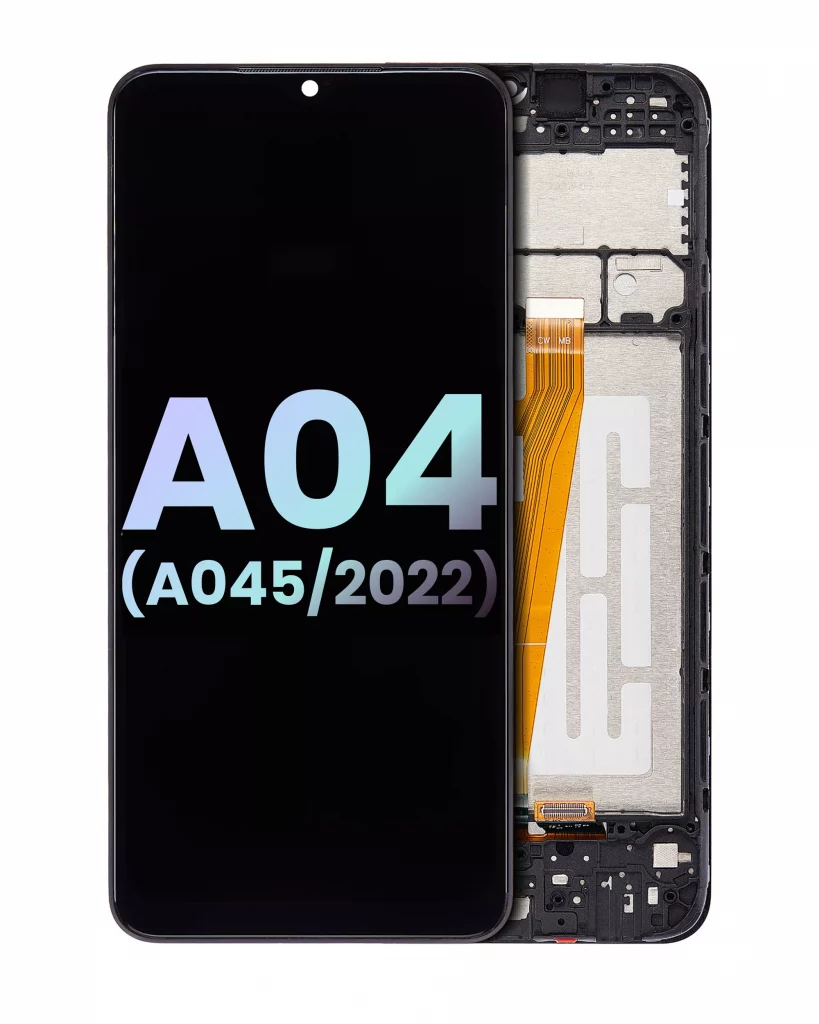 LCD Assembly With Frame For Samsung Galaxy A04 (A045 / 2022) (Service Pack) (All Colors)