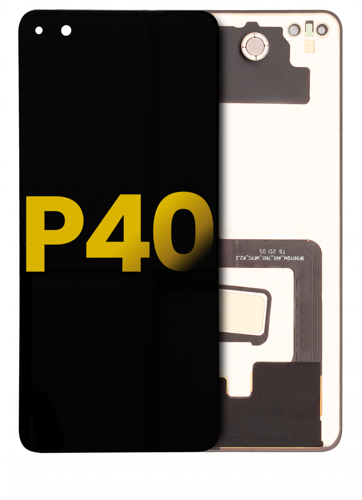 OLED Assembly Without Frame For Huawei P40 (Refurbished) (All Colors)